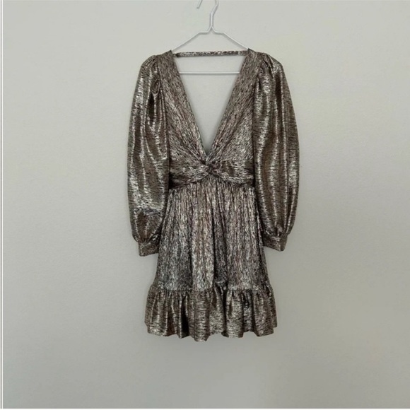 Sabina Musayev Roxana Metallic Mini Dress - Picture 5 of 12